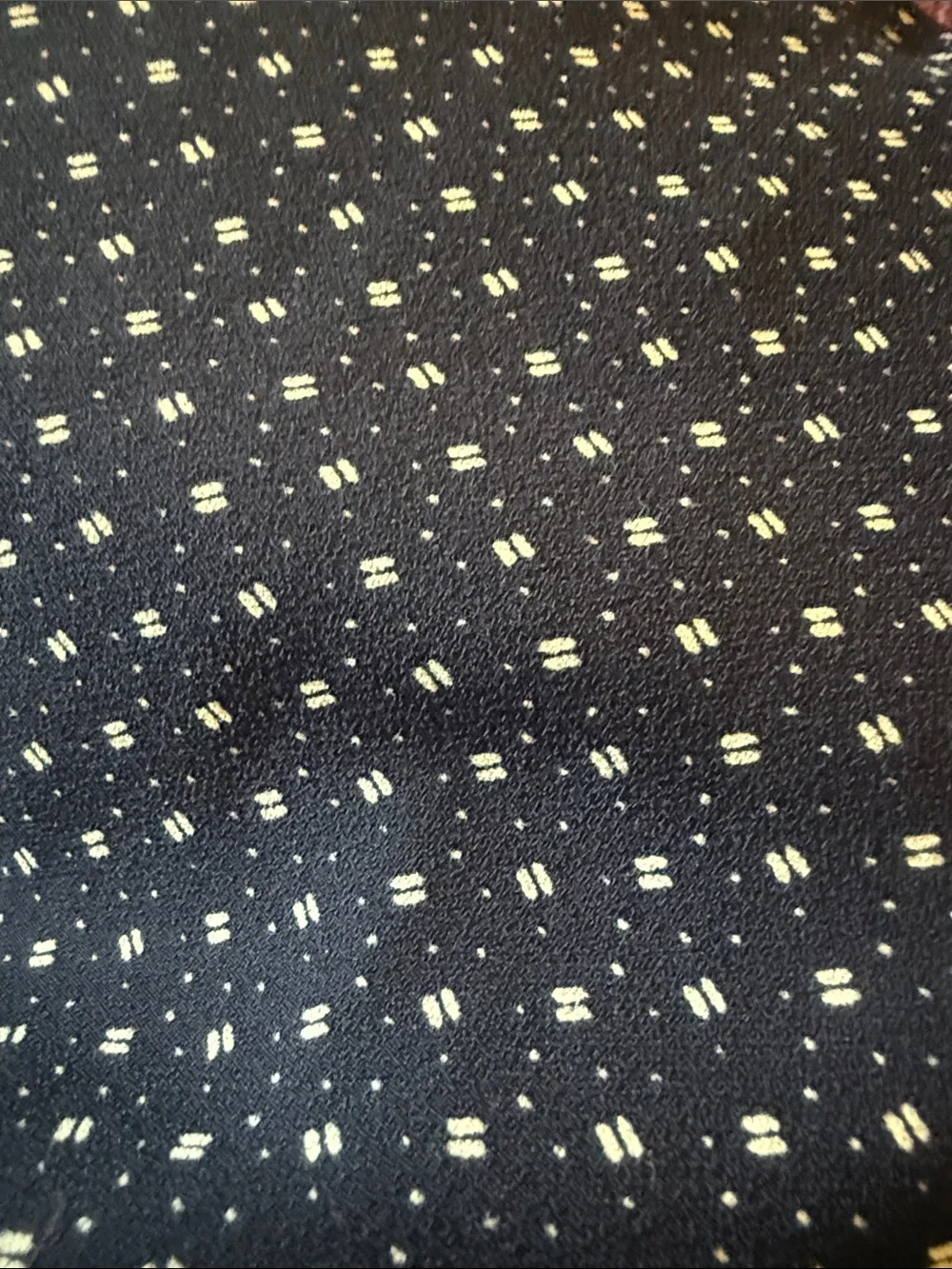 J Crew Navy Blue Micro Dot Patterned Ankle Pant Sz 14